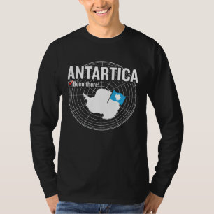 T-shirt Drapeau de l'Antarctique Enthousiaste de voyage Vo