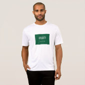 T-shirt Drapeau de l'Arabie saoudite (Devant entier)