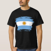 T-shirt Drapeau de l'Argentine (Devant)