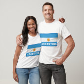 T-shirt Drapeau de l'Argentine (Unisexe)