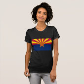 T-shirt Drapeau de l'Arizona (Devant entier)