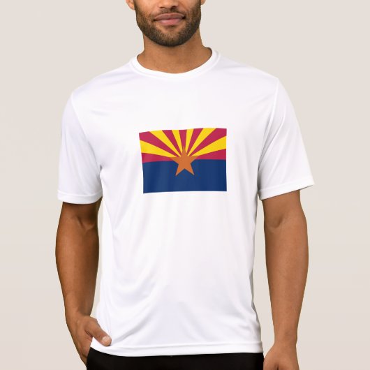 T-shirt Drapeau de l'Arizona (Devant)