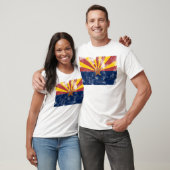T-shirt Drapeau de l'Arizona (Unisexe)