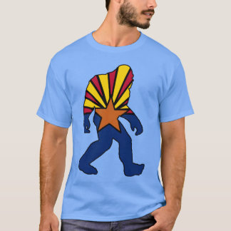 T-shirt Drapeau de l'Arizona bigfoot yeti sasquatch
