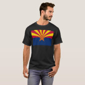 T-shirt Drapeau de l'Arizona : Étoile de fondation Soleil, (Devant entier)