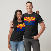 T-shirt Drapeau de l'Arizona : Étoile de fondation Soleil, (Unisexe)