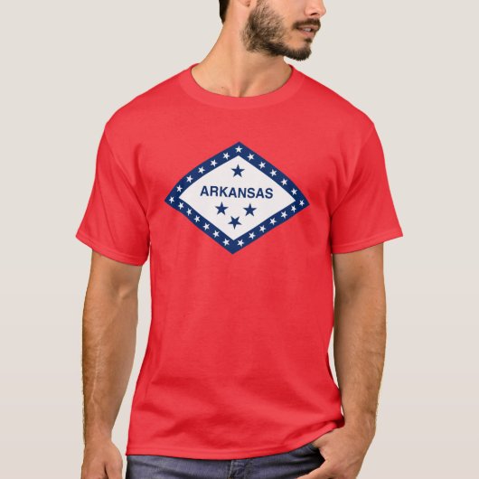 T-shirt Drapeau de l'Arkansas, sceau d'état américain T-Sh (Devant)