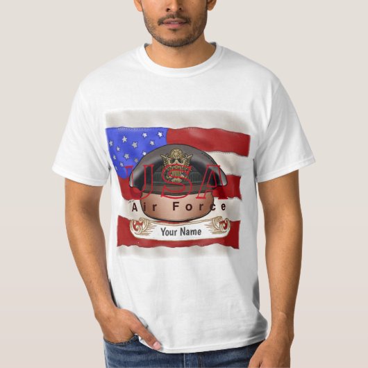 T-Shirt Drapeau de l'Armée de l'Air (Devant)