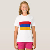 T-shirt Drapeau de l'Arménie (Devant entier)