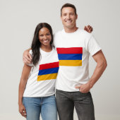 T-shirt Drapeau de l'Arménie (Unisexe)