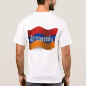 T-shirt Drapeau de l'Arménie (Dos)
