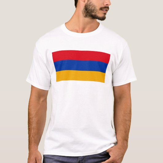 T-shirt Drapeau de l'Arménie (Devant)