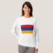 T-shirt Drapeau de l'Arménie (Devant entier)
