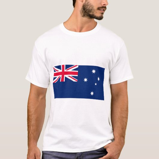 T-shirt Drapeau de l'Australie (Devant)