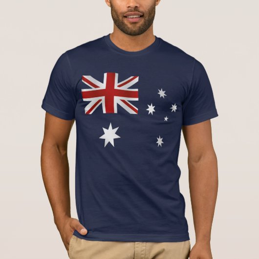 T-shirt Drapeau de l'Australie (Devant)