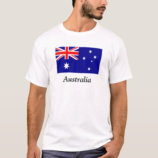 T-shirt Drapeau de l'Australie (Devant)