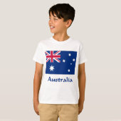 T-shirt Drapeau de l'Australie (Devant entier)