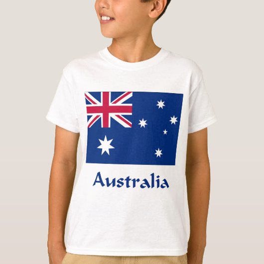 T-shirt Drapeau de l'Australie (Devant)