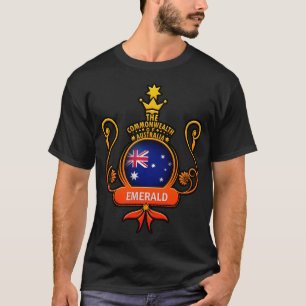 T-shirt Drapeau De L'Australie Amateurs D'Émeraude