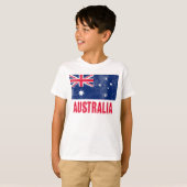 T-shirt Drapeau de l'Australie (Grunge Look) (Devant entier)