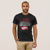 T-shirt Drapeau de l'Autriche (Devant entier)