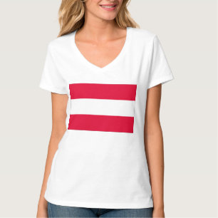 T-shirt Drapeau de l'Autriche