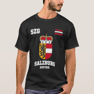 T-shirt Drapeau de l'Autriche de Salzbourg