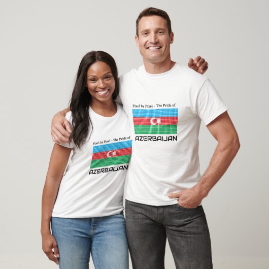 T-shirt Drapeau de l'Azerbaïdjan (Unisexe)