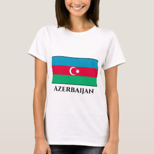 T-shirt Drapeau de l'Azerbaïdjan