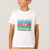 T-shirt Drapeau de l'Azerbaïdjan (Devant)
