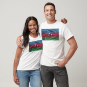 T-shirt Drapeau de l'Azerbaïdjan (Unisexe)