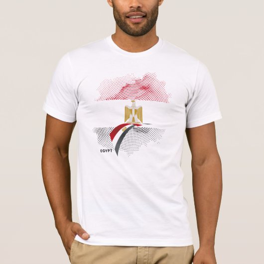 T-shirt Drapeau de l'Égypte (Devant)