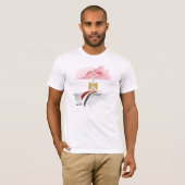 T-shirt Drapeau de l'Égypte (Devant entier)