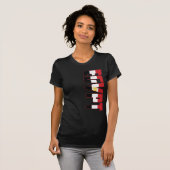 T-shirt Drapeau de l'Egypte (Devant entier)