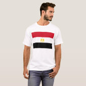 T-shirt Drapeau de l'Égypte (Devant entier)