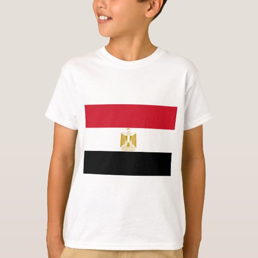 T-shirt Drapeau de l'Egypte - علممصر - drapeau égyptien (Devant)