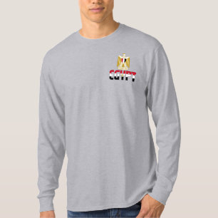 T-shirt Drapeau de l'Égypte et Armoiries Patriotique