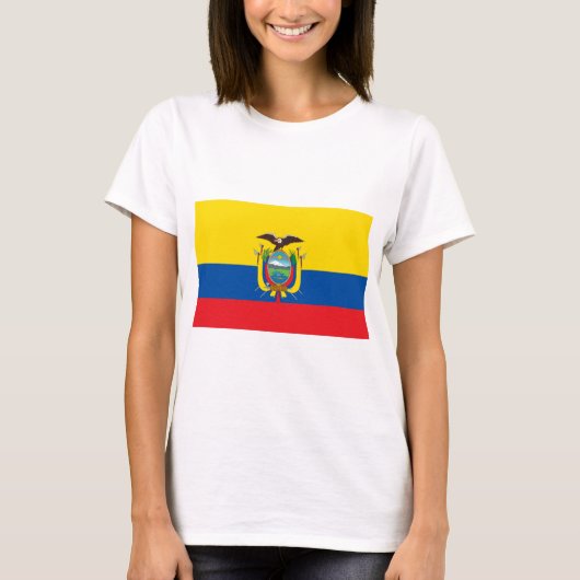 T-shirt Drapeau de l'Équateur (Devant)
