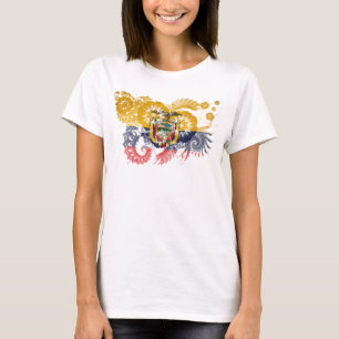 T-shirt Drapeau de l'Equateur