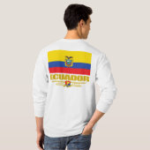 T-shirt Drapeau de l'Équateur (Dos entier)
