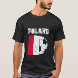 T-shirt Drapeau de l'équipe de football de Pologne