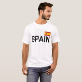 T-shirt Drapeau de l'équipe nationale de football (Devant entier)