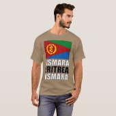 T-shirt Drapeau de l'Érythrée (Devant entier)