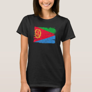T-shirt Drapeau de l'Érythrée Fierté Amitié Fier Paix Vint
