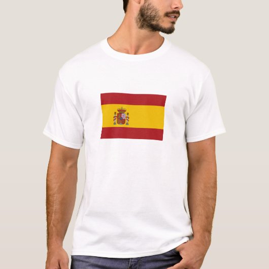 T-shirt Drapeau de l'Espagne (Devant)