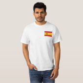 T-shirt Drapeau de l'Espagne (Devant entier)