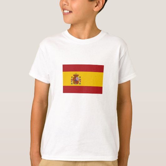 T-shirt Drapeau de l'Espagne (Devant)