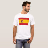 T-shirt Drapeau de l'Espagne (Devant entier)