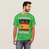 T-shirt Drapeau de l'Espagne (Devant entier)