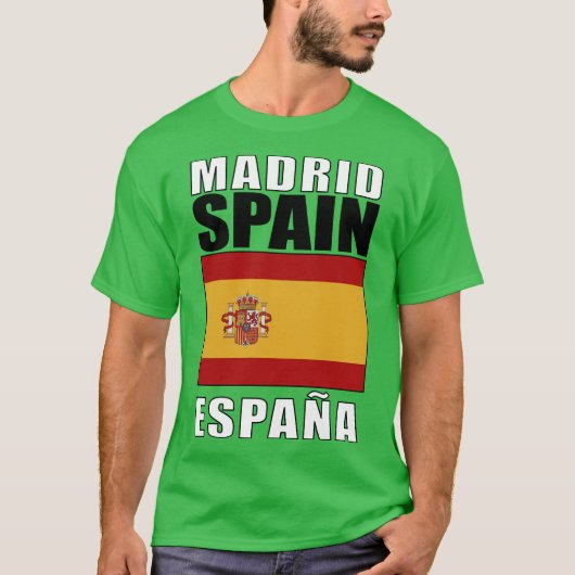T-shirt Drapeau de l'Espagne (Devant)